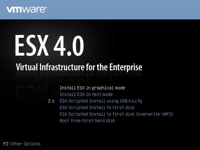 VMware ESX 4.0 CXg[ | DVDŃu[g