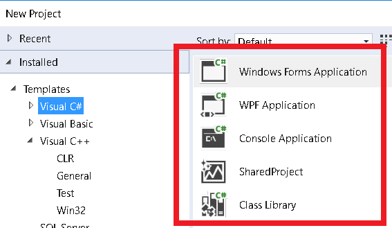 Visual Studio C# ev[g