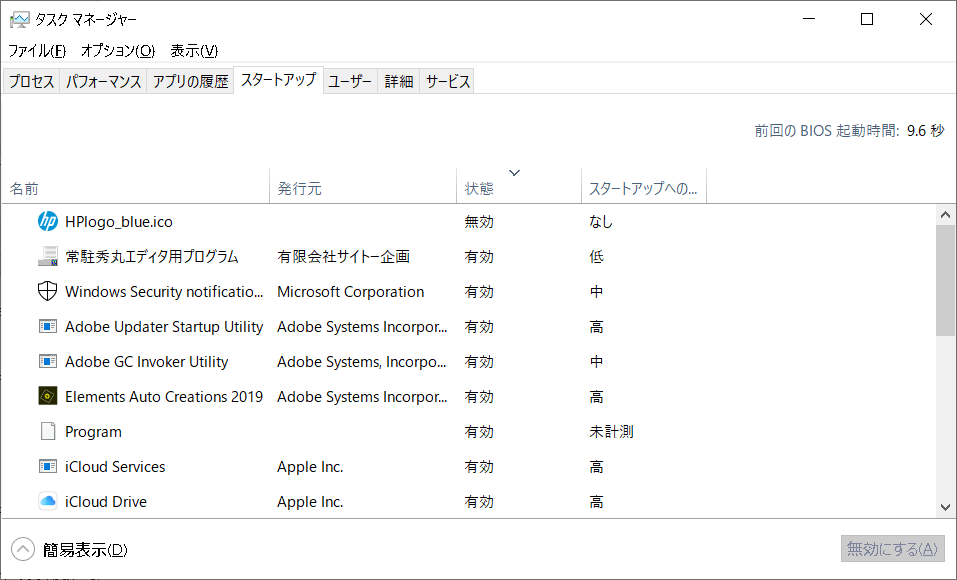Show-processes-that-start-automatically-when-Windows-starts機能を実行