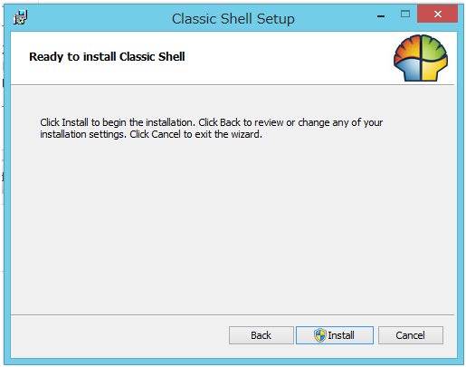 Classic Shell v3.6.5,Classic Shell v3.6.5 ̃CXg[ŏImF