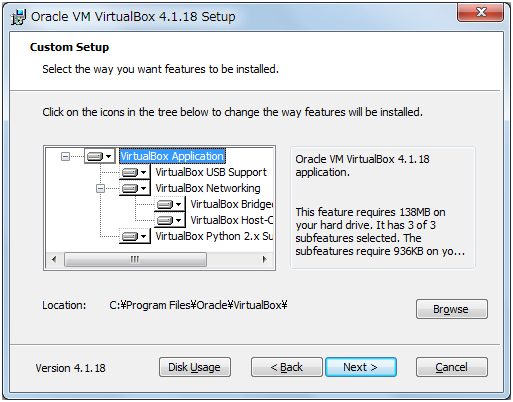 VirtualBox 4.1.18 for Windows hosts ,JX^ZbgAbv